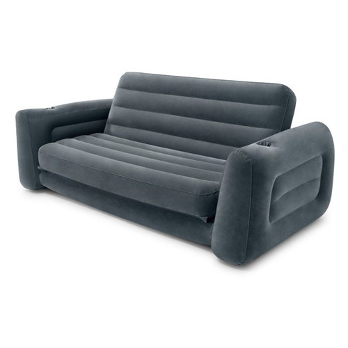 Надувний диван Intex 66552-4, 203 х 224 х 66 см з електричним насосом та подушками фото №3