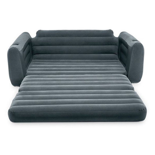 Надувний диван Intex 66552-4, 203 х 224 х 66 см з електричним насосом та подушками фото №5