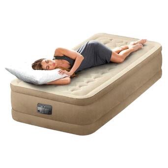 Надувне ліжко Intex 64426-2, 99 х 191 х 46 см, вбудований електронасос, подушка. Односпальна фото №3