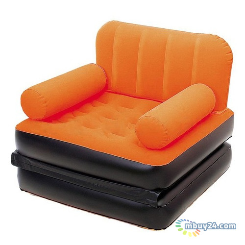 Велюр-кресло Bestway 67277 Раскладное Оранжевое фото №2