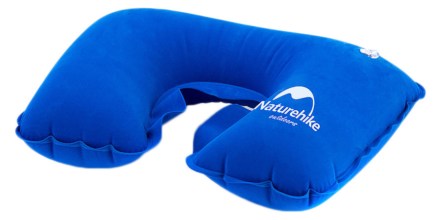 Надувная подушка Square Inflatable Travel Neck Pillow blue (NH15A003-L) фото №1