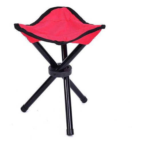 Складаний стілець Supretto тринога червоний (CZ2760270001) фото №1