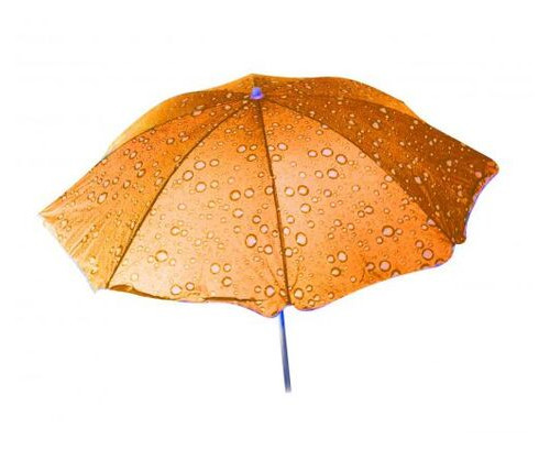 Зонт пляжний Крапельки помаранчевий (C36390) фото №1