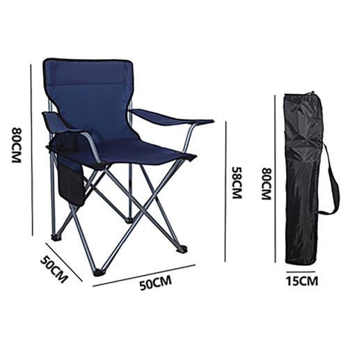 Розкладне крісло Lesko S5432 50*43*90 см Blue для туризму фото №6