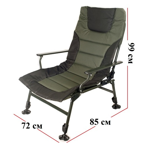 Карпове крісло Ranger Wide Carp SL-105, Чорний/Зелений фото №4