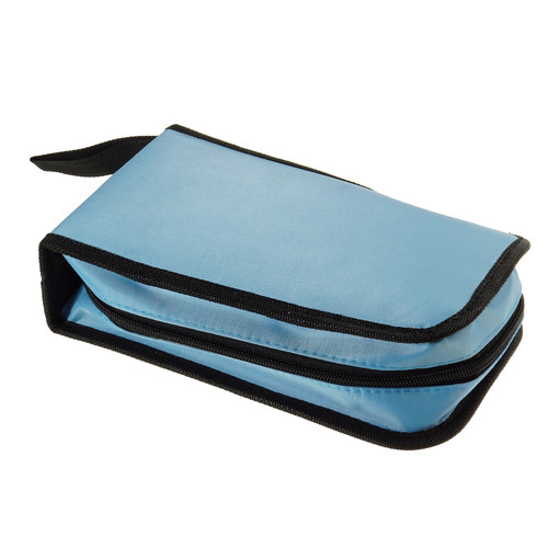 Туристичний набір посуду Supretto в сумці на 2 особи набір посуду для пікніка з нержавіючої сталі блакитний (CZ2760010001) фото №3