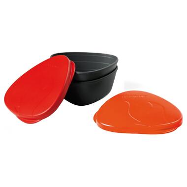 Набор посуды Light My Fire SnapBox 2-pack Red-Orange (40358613) фото №1