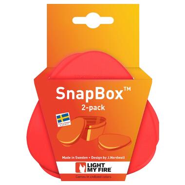 Набор посуды Light My Fire SnapBox 2-pack Red-Orange (40358613) фото №3