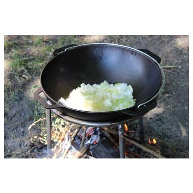 Котел азіатський з чавунною кришкою-сковородою 8л Brizoll (KA08-3) фото №20