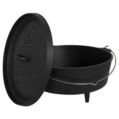 Котел с крышкой Bo-Camp Dutch Oven Cast Iron 31 cm / 5 L Black 2122410 фото №2