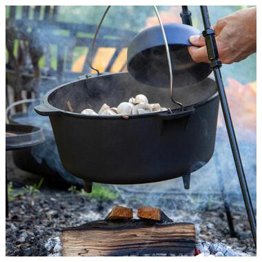 Котел с крышкой Bo-Camp Dutch Oven Cast Iron 31 cm / 7.1 L Black 2122415 фото №5