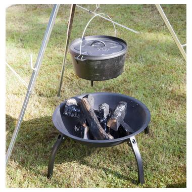 Котел с крышкой Bo-Camp Dutch Oven Cast Iron 31 cm / 7.1 L Black 2122415 фото №4