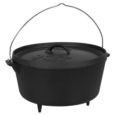 Котел с крышкой Bo-Camp Dutch Oven Cast Iron 31 cm / 7.1 L Black 2122415 фото №1