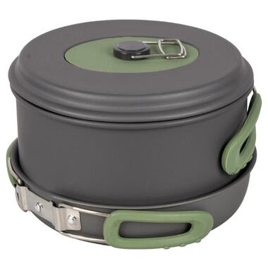 Набор посуды Bo-Camp Explorer 4 Pieces 19 Hard Anodized Grey/Green 2200241 фото №5