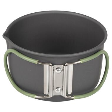 Набор посуды Bo-Camp Explorer 4 Pieces 19 Hard Anodized Grey/Green 2200241 фото №9