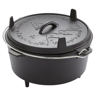 Котел с крышкой Groenberg Askja Pot 30 cm / 7 L Black 266017 фото №1