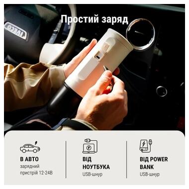 Кофеварка кемпинговая Outin Nano Espresso Machine OTEM-01 Pearl White (OTEM-01-PW) фото №10