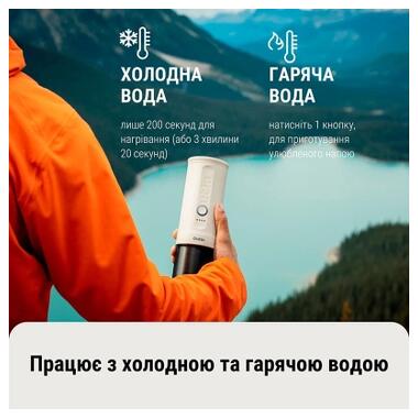 Кофеварка кемпинговая Outin Nano Espresso Machine OTEM-01 Pearl White (OTEM-01-PW) фото №8