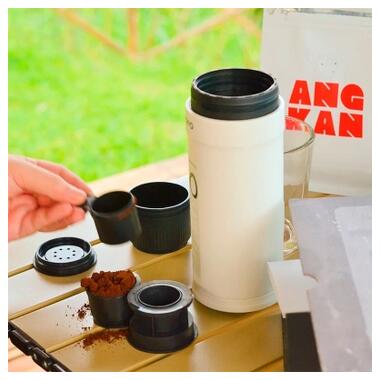 Кофеварка кемпинговая Outin Nano Espresso Machine OTEM-01 Pearl White (OTEM-01-PW) фото №12