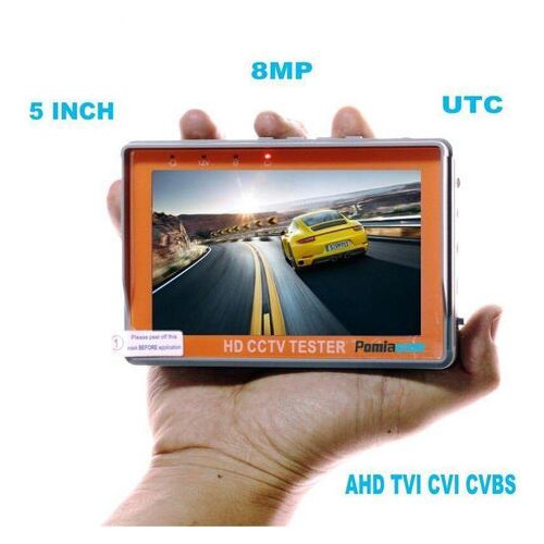 Відеотестер для налаштування відеокамер Pomiacam IV5 AHD TVI CVI CVBS фото №3