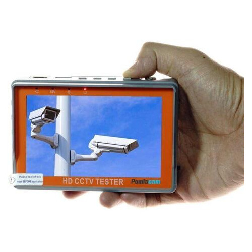 Відеотестер для налаштування відеокамер Pomiacam IV5 AHD TVI CVI CVBS фото №1