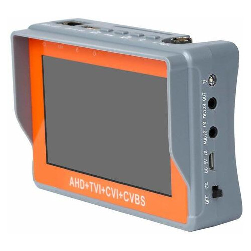 Монітор портативний для налаштування камер відеоспостереження Pomiacam IV7W 5Мп AHD TVI CVI CVBS фото №3