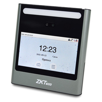 Біометричний термінал розпізнавання облич зі зчитувачем карт Mifare з Wi-Fi ZKTeco EFace10 WiFi [MF] фото №1