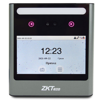 Біометричний термінал розпізнавання облич зі зчитувачем карт Mifare з Wi-Fi ZKTeco EFace10 WiFi [MF] фото №2
