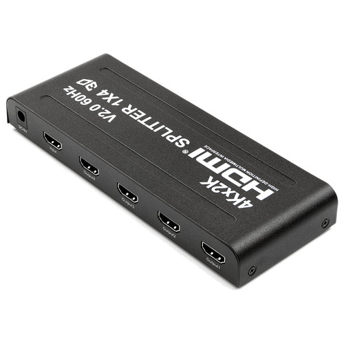 Спліттер PowerPlant HDMI 1x4 V2.0, 3D, 4K/60hz (HDSP4-V2.0) фото №1