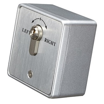 Кнопка аварійного виходу із ключем Yli Electronic YKS-851EN для системи контролю доступу фото №3