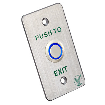 Кнопка виходу Yli Electronic PBK-814B(LED) з LED-підсвічуванням фото №1