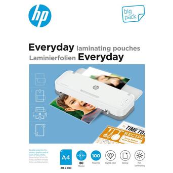 Плівка для ламінування HP Everyday Laminating Pouches, A4, 80 Mic, 216 x 303, 100 шт (9154) фото №1