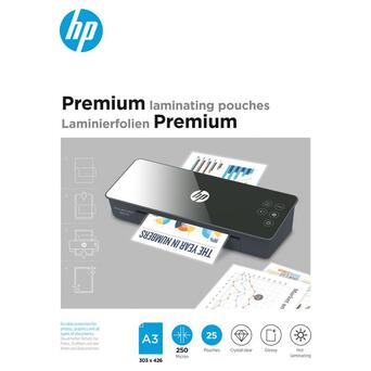 Плівка для ламінування HP Premium Laminating Pouches, A3, 250 Mic, 303x426, 25 pcs (9128) фото №1