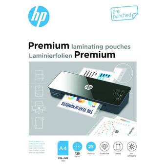 Плівка для ламінування HP Premium Pouches A4 pre-punched, 125 Mic, 228 x 303, 25 pcs (9122) фото №1