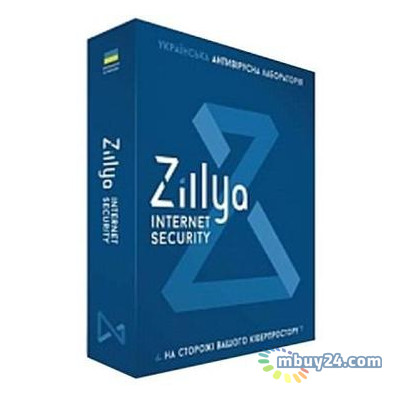 Антивірус Zillya! Internet Security 1 ПК 1 рік нова ліцензія (ZIS-1y-1pc) фото №1