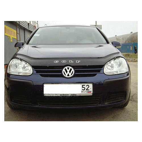 Дефлектор капота (мухобойка) VIP TUNING Volkswagen Golf V 2003-2008 (VW13) фото №1