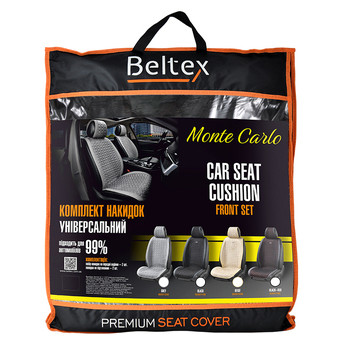 Преміум накидки для передніх сидінь BELTEX Monte Carlo, 2шт. (BX81150) фото №8