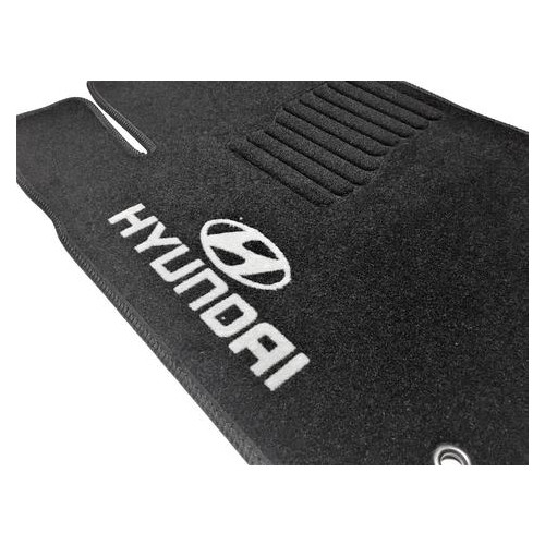 Автомобільні килимки для Hyundai Accent (2011-) (Solaris) /Чорні, кт. 5шт (BLCCR1216) фото №6