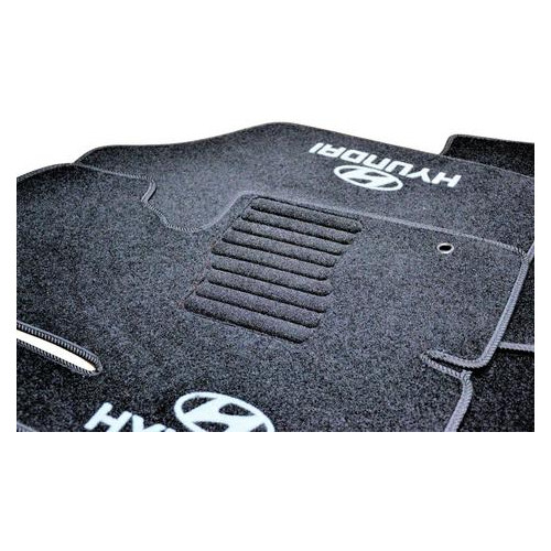 Автомобільні килимки для Hyundai Santa Fe (2012-) / Чорні, кт. 5шт (BLCCR1236) фото №5
