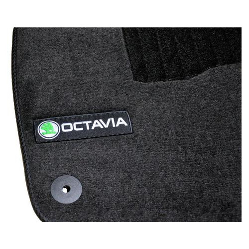 Килимки в салон Avtm Skoda Octavia A5 (2004-2012) / Чорні Premium (BLCLX1561) фото №8