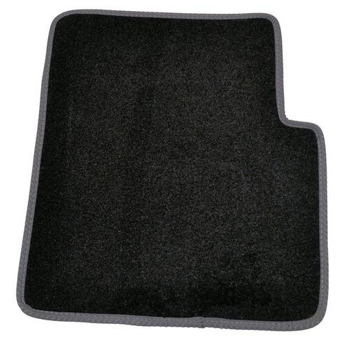 Ворсові килимки Fiat 500 (2008-) / Чорні, сіра окантовка AVTM BLCCR1134 фото №6