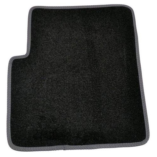 Ворсові килимки Fiat 500 (2008-) / Чорні, сіра окантовка AVTM BLCCR1134 фото №8