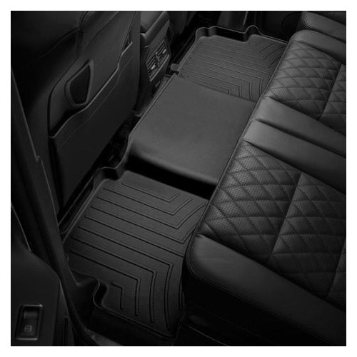 Килимки в салон Weathertech для Volkswagen Touareg/Porsche Cayenne 2010- бортиком задні, чорні 4 зон (443333) фото №2