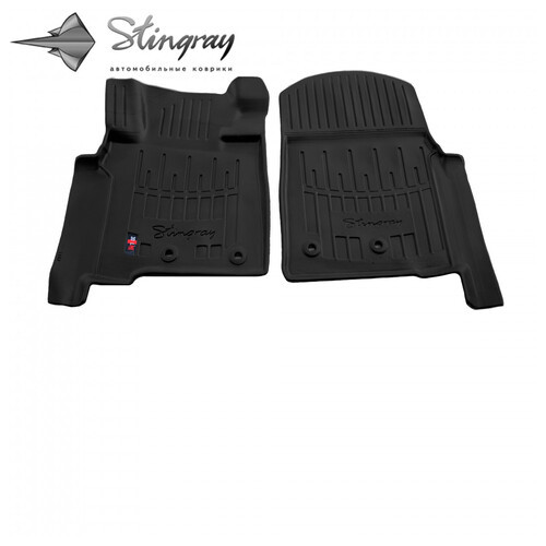Гумові килимки Stingray Toyota Land Cruiser 200 (2012-)/ Lexus LX (URJ200) (2012-) з бортом ТЕП/ 2шт фото №1