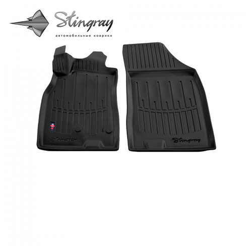 Гумові килимки Stingray Renault Megane III (2008-2015) з бортом ТЕП/2шт (Рено Меган) фото №1