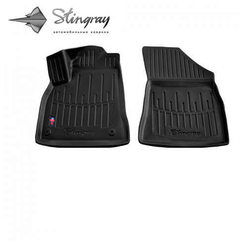 Гумові килимки Stingray Peugeot 3008 (2009-2016) з бортом ТЕП/2шт (Пежо 3008) фото №1