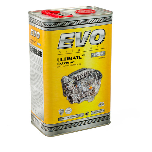 Олива моторна EVO Ultimate Extreme 5W-50 4л фото №2