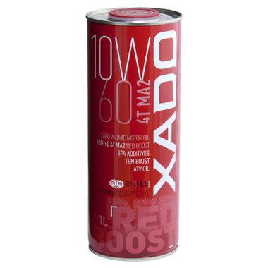 Моторна олива Xado 10W-60 4T MA2, Red Boost 1 л (XA 26128) фото №1