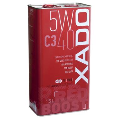 Моторна олива Xado 5W-40 C3 Red Boost 5 л (XA 26322) фото №1