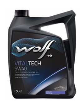 Олива моторна Wolf Oil Vitaltech 5W-40 5л фото №1